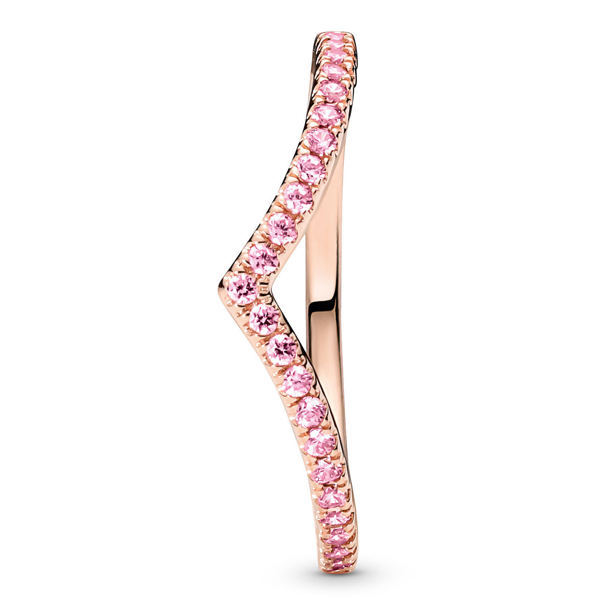 Pandora Sparkling Pink Timeless Wish Ring