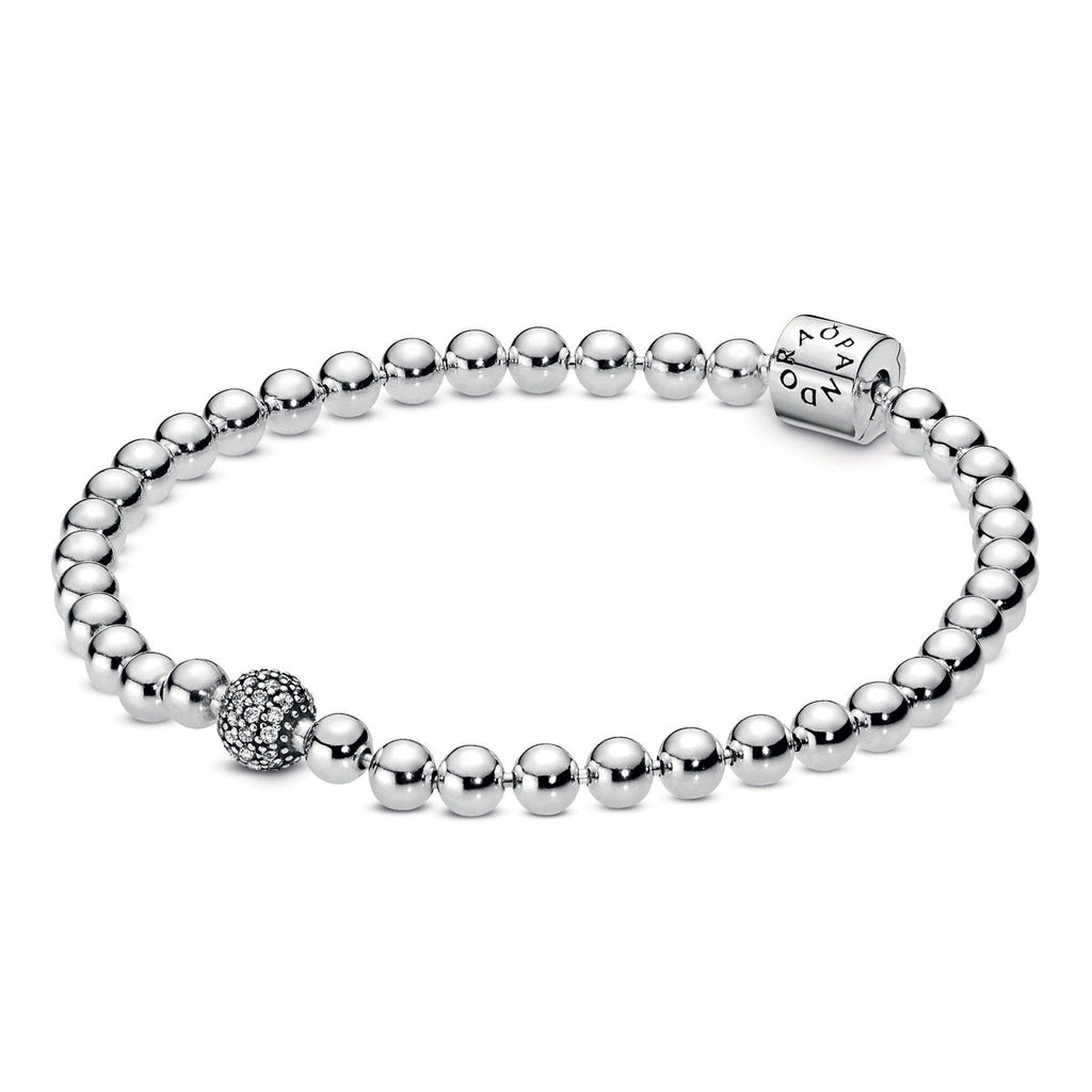 Pandora Beads & Pavé Bracelet
