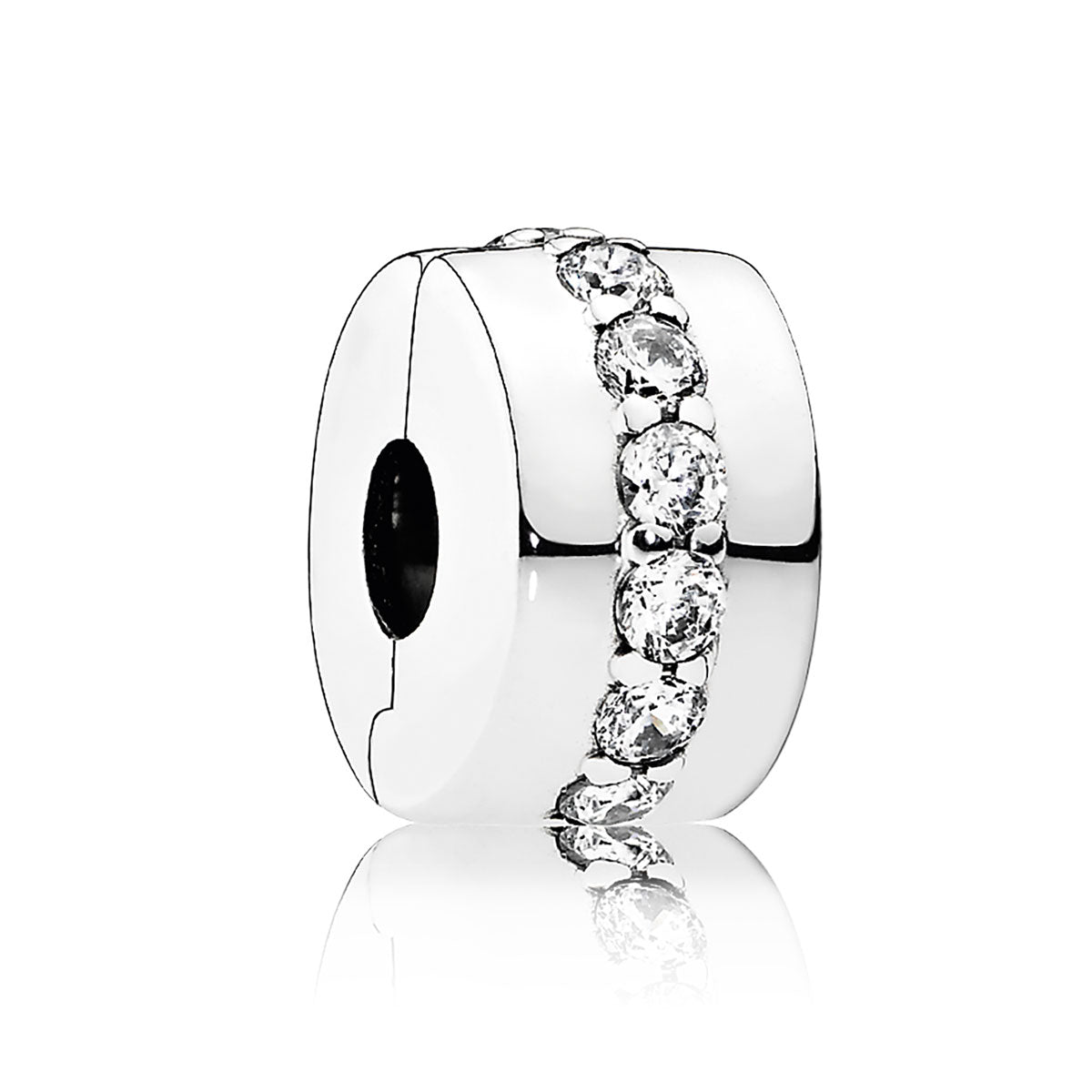 Pandora Shining Path with Clear CZ Clip