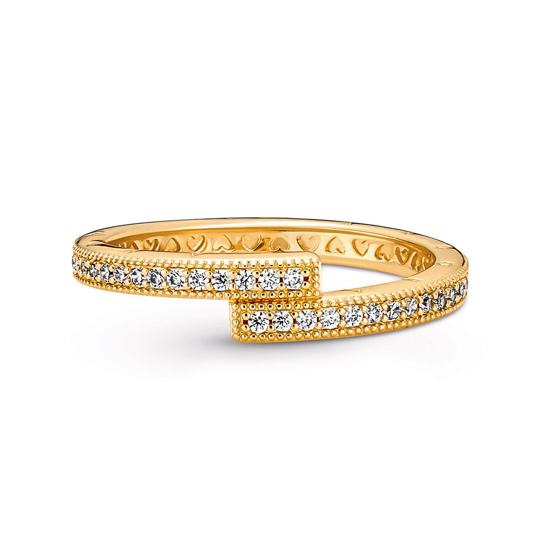 Pandora Sparkling Overlapping Ring