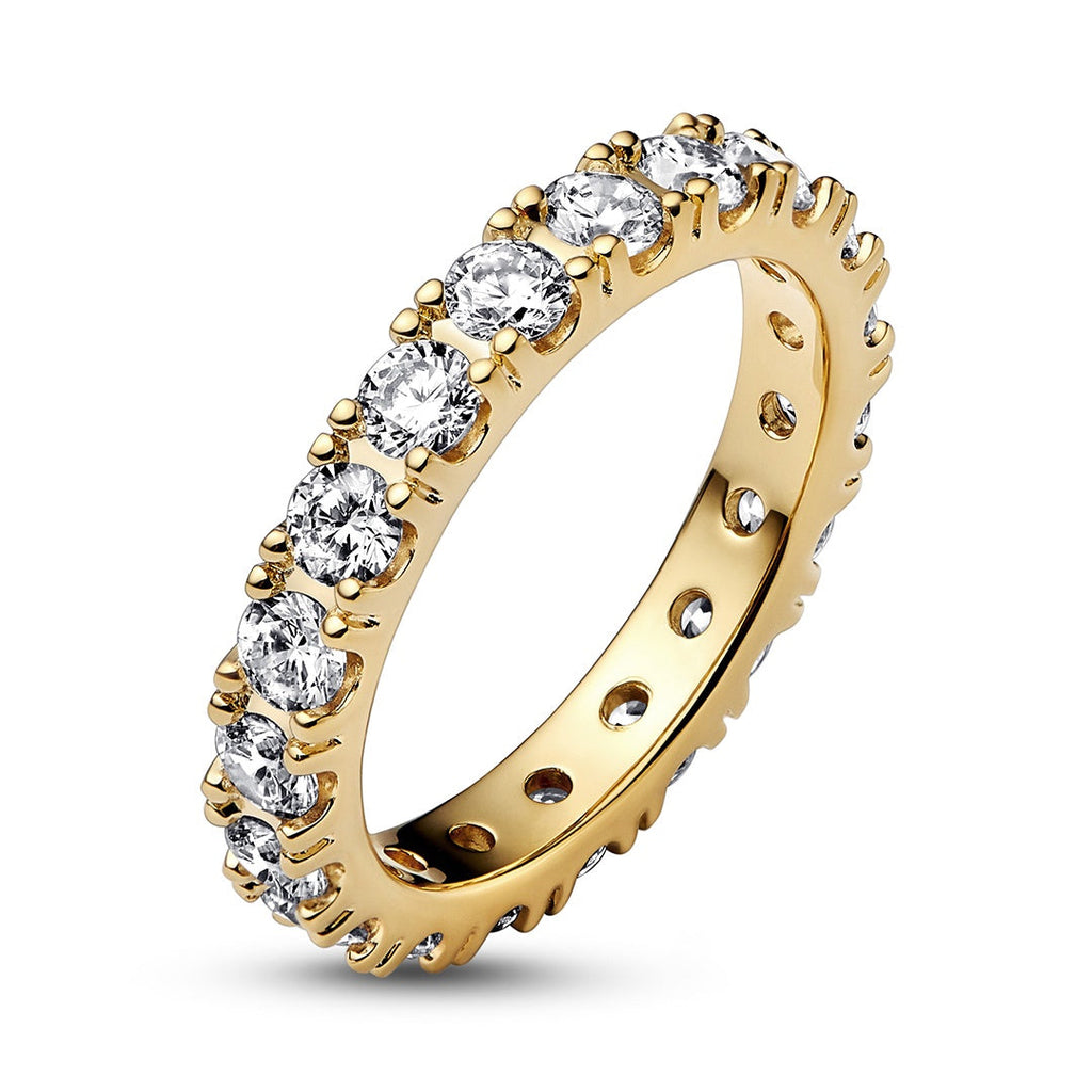 Sparkling Row Eternity Ring