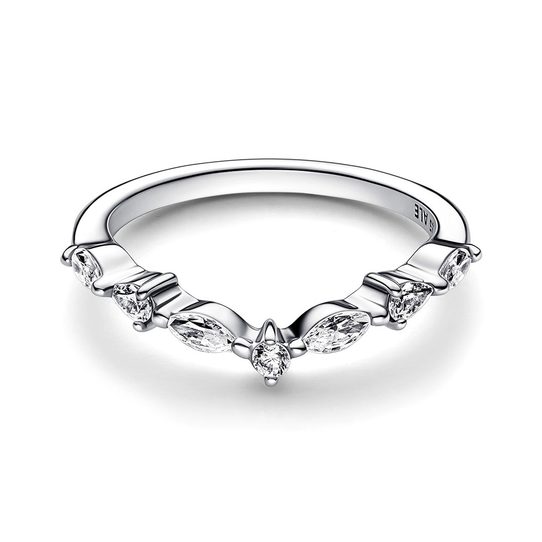 Pandora Timeless Wish Sparkling Alternating Ring