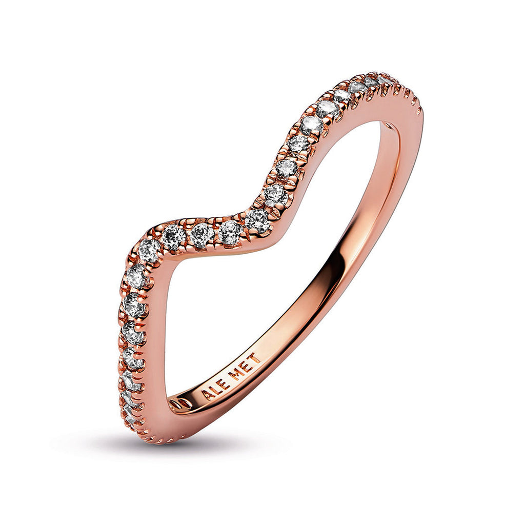 Sparkling Wave Ring