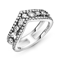 Pandora Sparkling Marquise Double Wishbone Ring