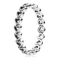 Pandora Band of Hearts Ring