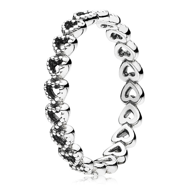 Pandora Band of Hearts Ring
